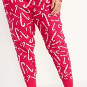 Old Navy 2022 Christmas Candy Cane PJ Bottoms, size 3XL